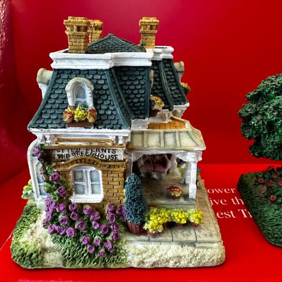 VTG LIBERTY FALLS ROSIE'S FLOWER SHOP & OLDEST TREE AH178 ORIGINAL BOX - Picture 5 of 14